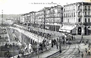 Alger - Perspective du bd de la Republique